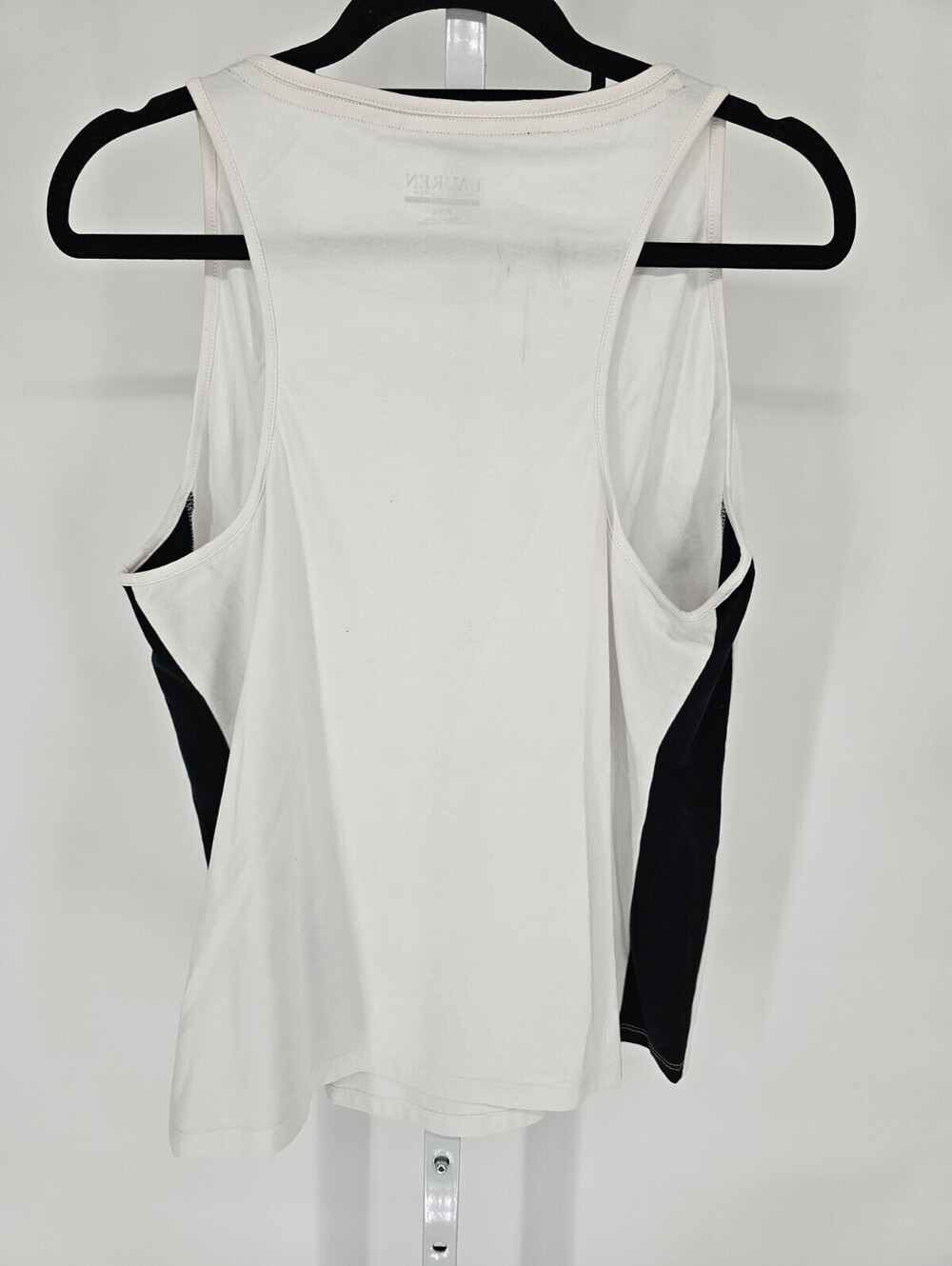 Lauren Ralph Lauren Active Womens Sz PXL Athletic Tank Top White NEW - Picture 4 of 4